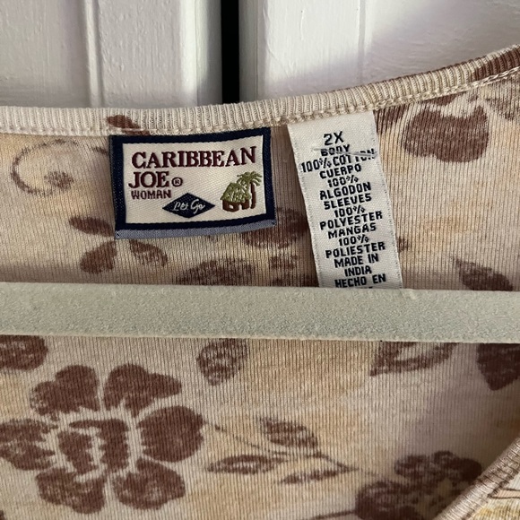 NWT Woman’s 2x Caribbean Joe top. $19 - Picture 7 of 7